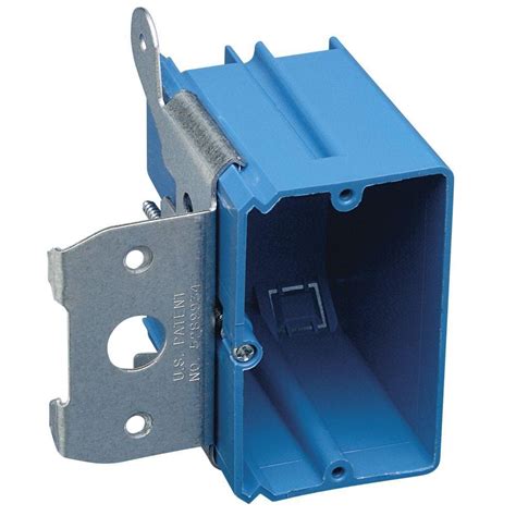 electrical wall box with adjustable bracket|adjustable electrical box mounting bracket.